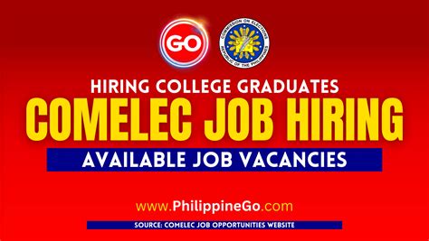 comelec job vacancies 2024